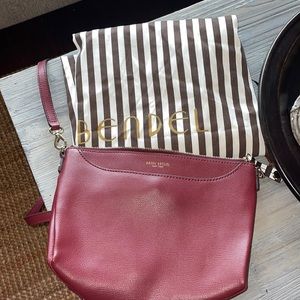 Henri Bendel Maroon  cross body bag